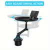 360° Swivel Car Cup Holder - Multi-Purpose Food & Beverage Storage Box with Safety Base - Car Interior Accessories