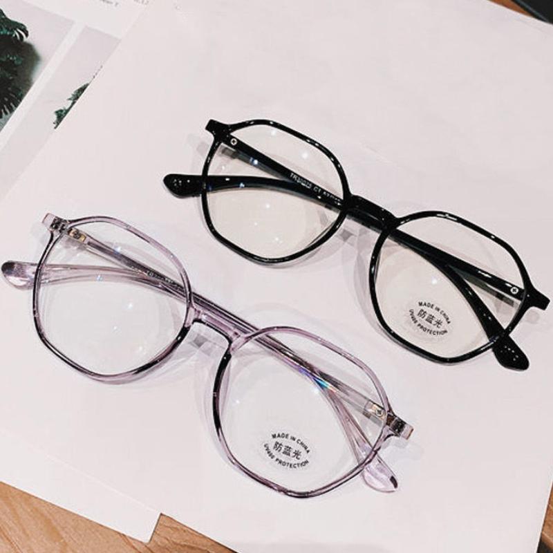 Anti-Blue Reading Glasses Male Polygonal Mom Reading Glasses
