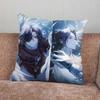 HHeaven Cartoon Officials Blessing Pillow Case For Home Bedroom Car Office Decoration Living Room Sofa Cushion Cover Suitable