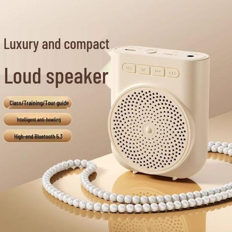 Bluetooth Little Bee Megaphone Microphone for Kids and Teachers – High Volume, Anti-Howling Classroom Device