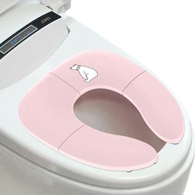 Yardımcı Tuvalet Katlanır Tuvalet Eğitimi Bebek Koltuğu, Lazımlık, Erkekler, Kızlar, Çocuk Tuvaleti, Koltuk, Taşınabilir, Taşınabilir, Sevimli, Şık, Kompakt, (Pembe)
