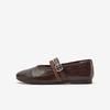Bata Twin Secret Mary Jane Shoes for Women Casual Lambskin Soft Sole Flats