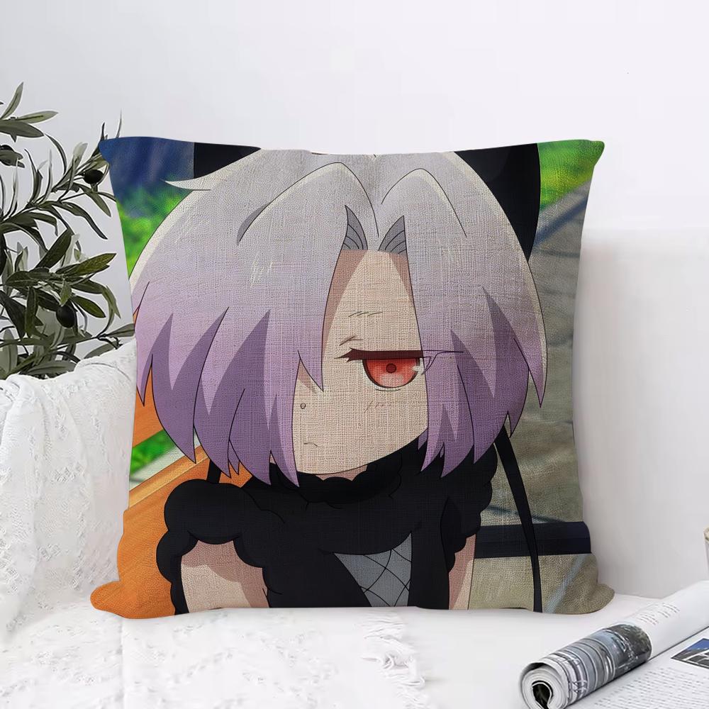The Shy Hero And The Assassin Princesses Cushion Cover Breathable Linen Pillow Cover Skin-Friendly Home Decor With Hidden Zipper