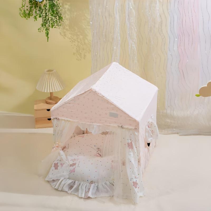 Love Pillow Pet Bed For Dog With Dog Cushion Girl Boy Indoor Puppy Accessories Home Tent House For Small Breeds Animal Camping