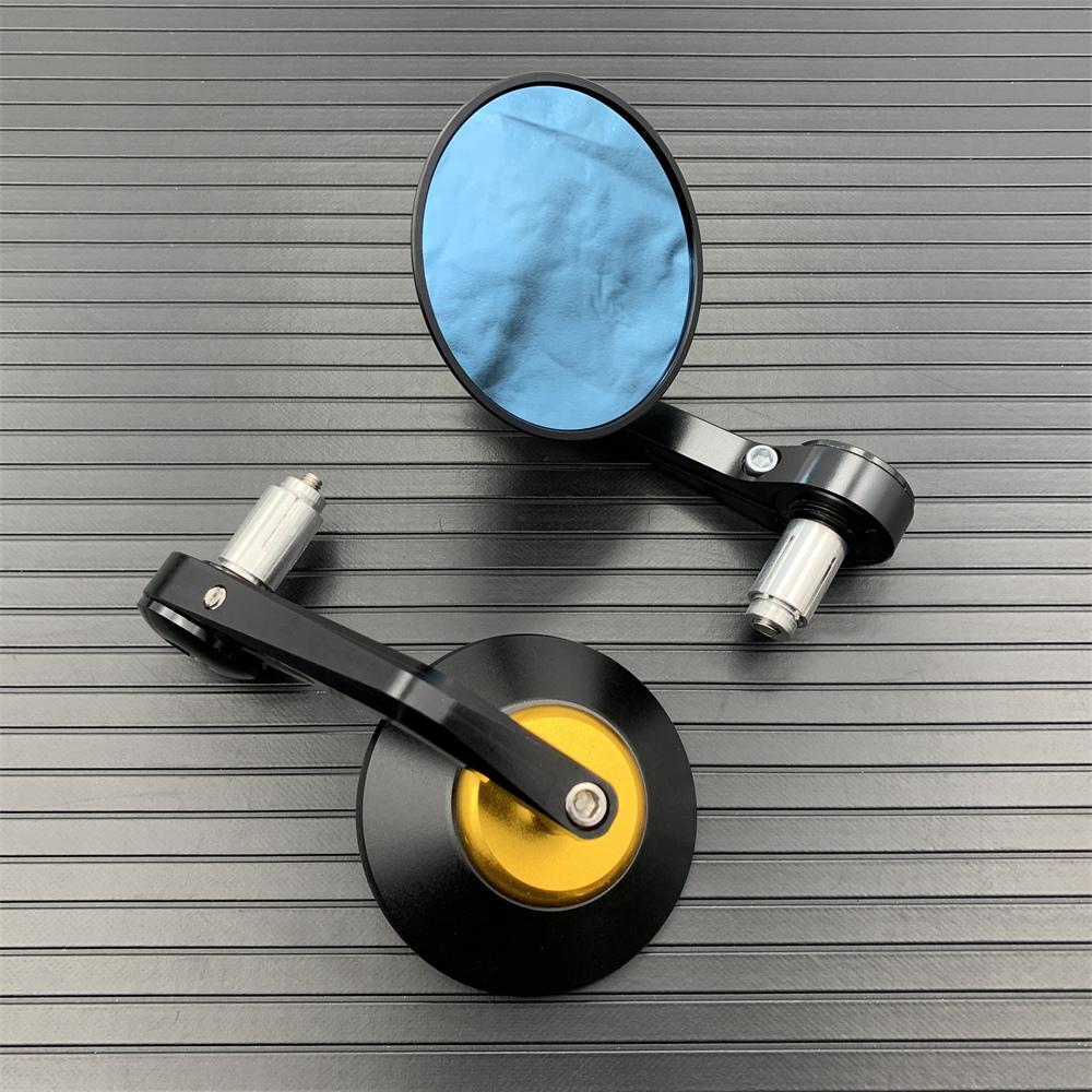 Motorcycle Bar End Mirror Universal Rear View Mirrors CNC Aluminum 7/8" 22mm For KAWASAKI NINJA 400 Z650 Z750 Z800 Z900 MT09 07