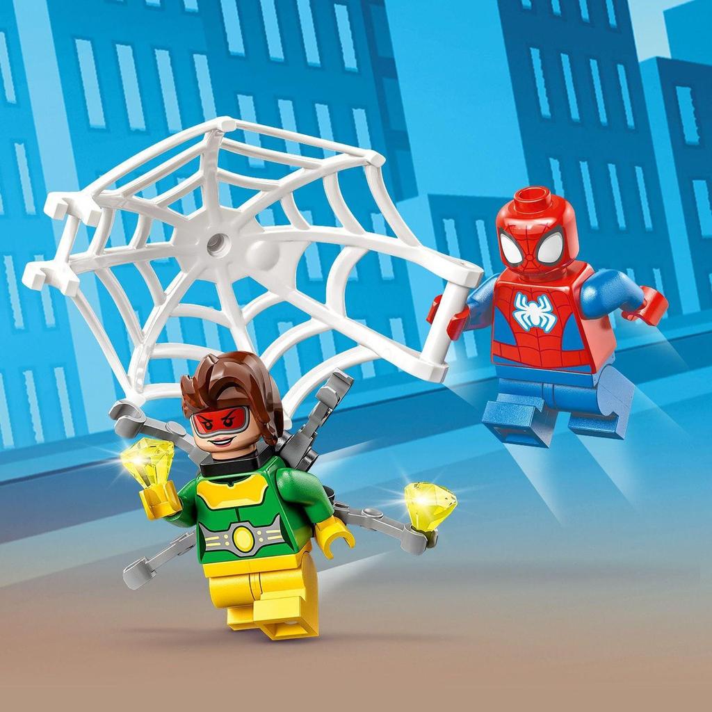 LEGO Marvel Spidey and the Amazing Friends Spidey's Car and Doc Ock Toy Birthday Present Block Educational Boys Girls Children 4 Years Old 5 Years