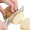Potato Cutter Potato Chip Cutter Stainless Steel Serrated Blade