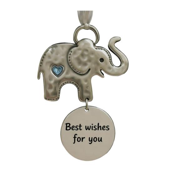 Elefanten Freundschaftsornament Autoanhänger WAHRE Schwesternschaft Ornament mit inspirierenden Worten