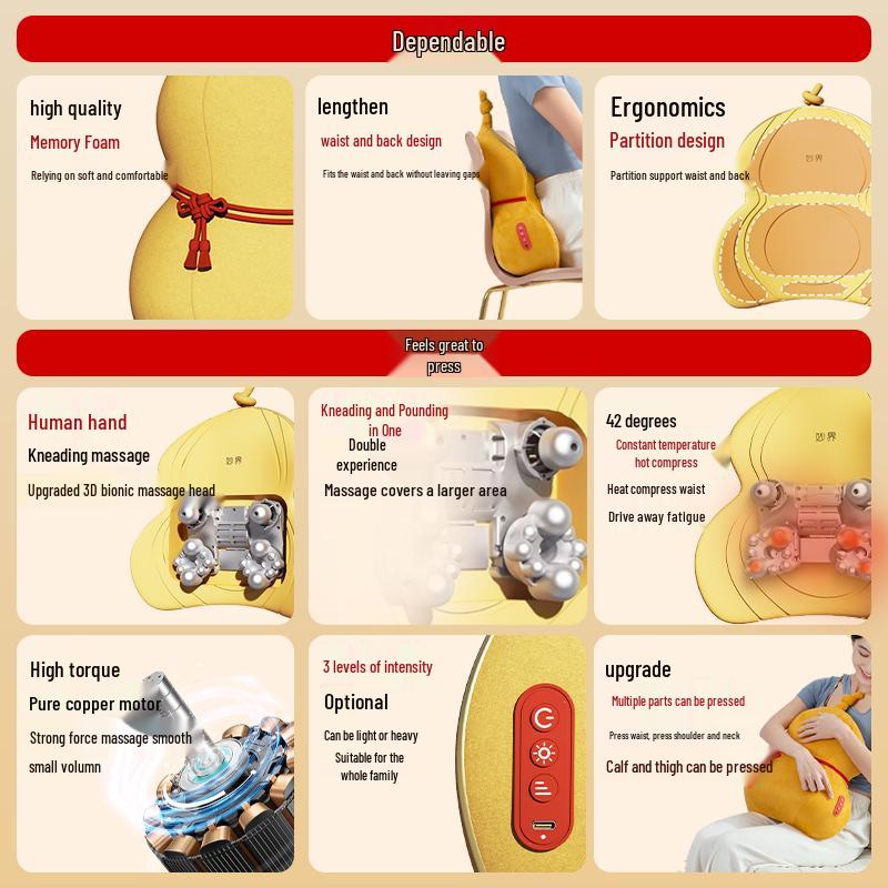 Mijie M13 Supreme Edition Heated Kneading & Hammering Full Body Massager