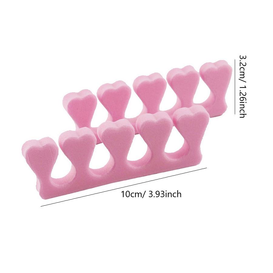 10/20Pcs Foam Toe and Finger Separators Mess-Free Nail Polish Application Toe Spacers, Manicure & Pedicure Essential Tools