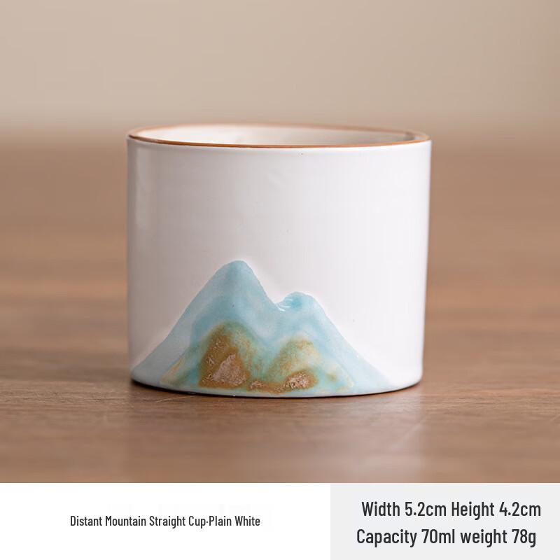 Hand-painted Ceramic Kung Fu Tea Cup