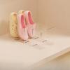1/2pcs 4 Compartments Transparent Shoe Rack, Acrylic Shoe Storage Rack, No Need for Electricity, Suitable for Various Room Types