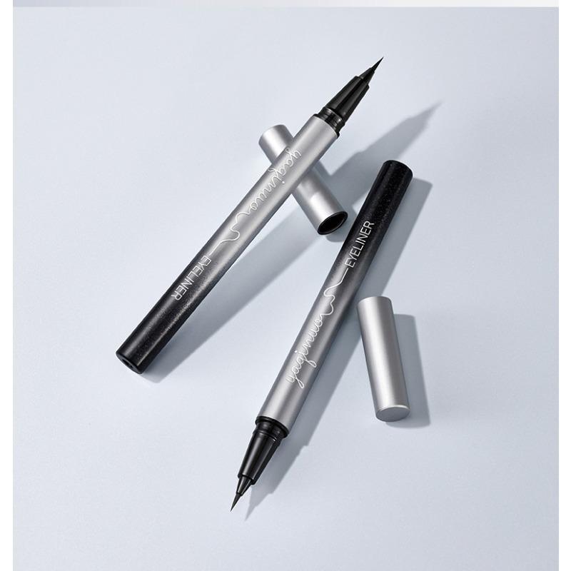 1Pc Slippery Waterproof Eyeliner, Long-lasting Waterproof, Non-smudging and Non-decolorizing, Big Eye Setting Eyeliner Pen