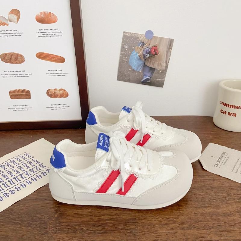 Ugly Cute Dopamine Board Shoes Women's Puffs Summer New Niche Breathable Sports Little White Shoes