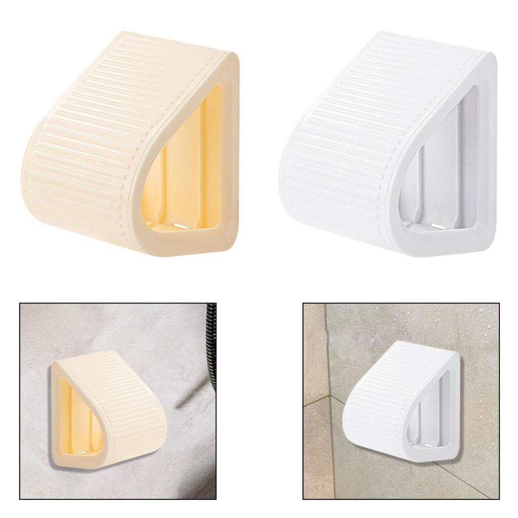 Self Adhesive Shower Foot Rest Compact Non Slip Step Stool Space Saving Solution for Leg Care In Bathroom