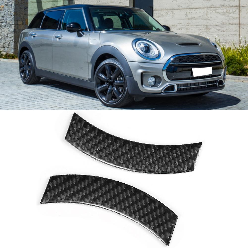 2pcs Carbon Fiber Car Console Navigation Frame Trim Stickers Fit for Mini Cooper Countryman F60