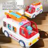 Kids Multi Function Light Sound Ambulance Toy With Simulated Rescue Sound Effects