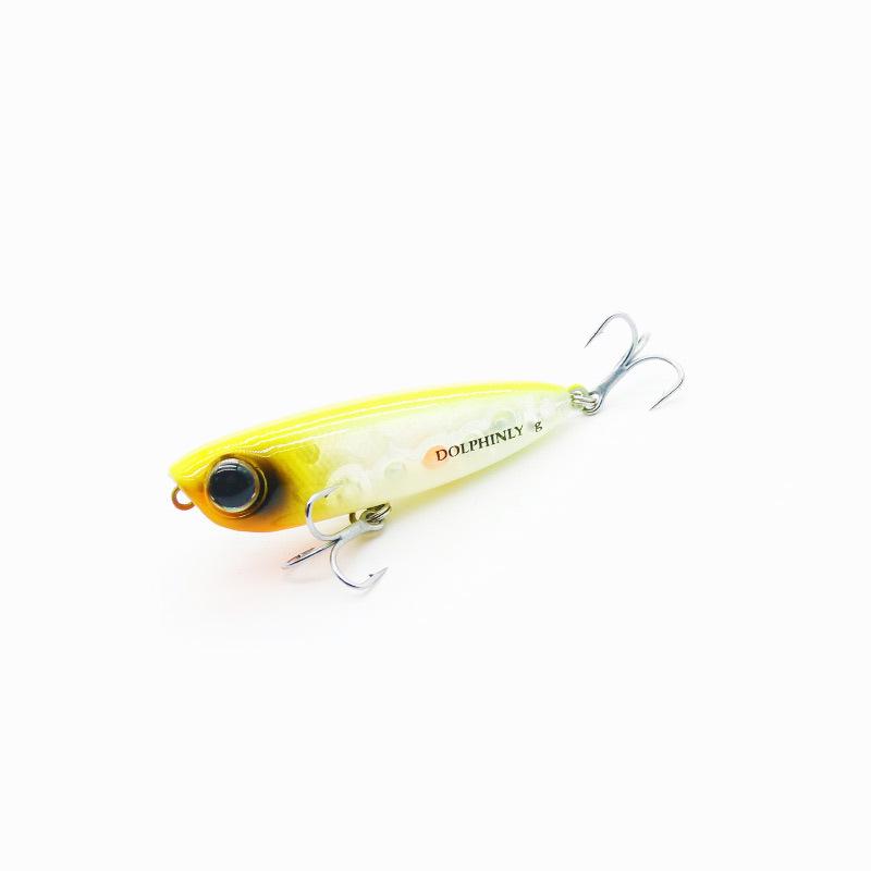Micro-thing Character Dog Lure: Water-Spirit Small Pencil Popper for Red-Eye Trevally Fishing.