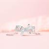 Blingbling Crystal Diamante Bowknot Necklace Clavicle Chain Gifts for Girls Present Sexy Diamante Clavicle Chain