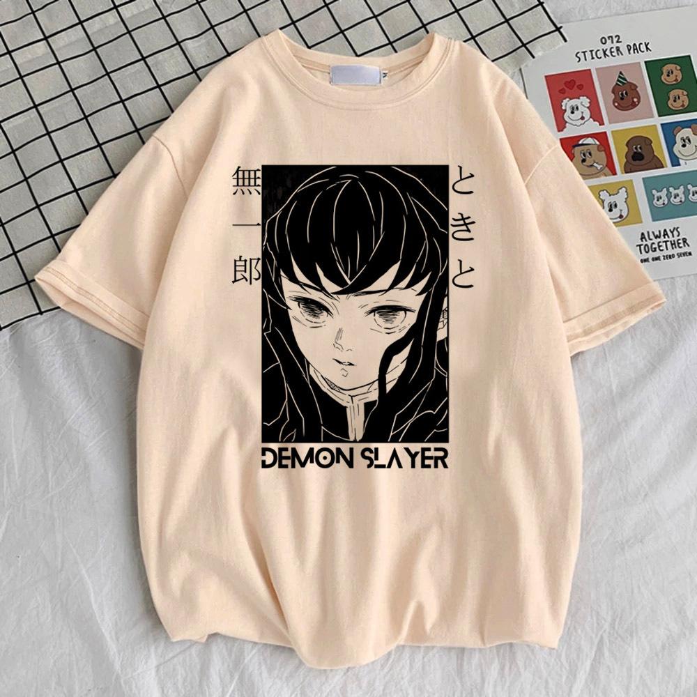 Muichiro Tokito T Shirt Female Trendy Graphic 2000s Psychedelic Colorful Streetwear T Shirt Vintage Graphic Comfortable Grunge