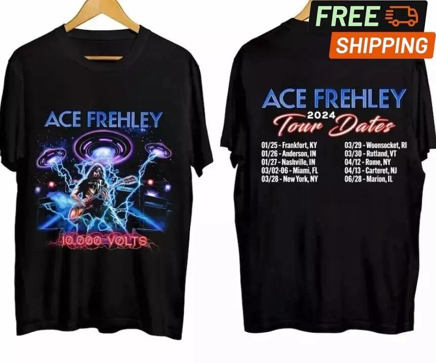 FASTSHIPAce Frehley T-Shirt Ace Frehley 2026 Concert Shirt Unisex Gift For Fan XXXXL
