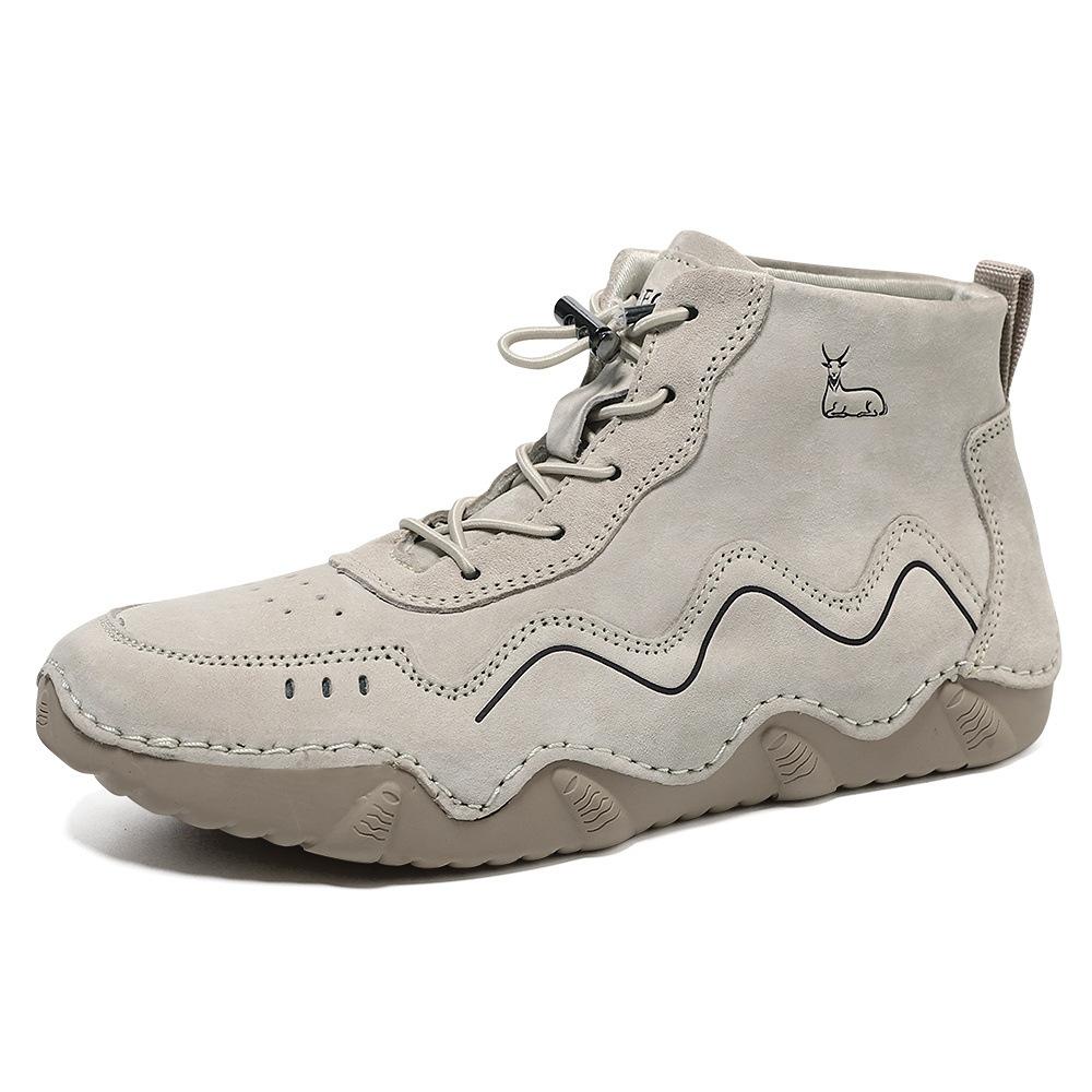 Popular Thermal Martin Boots Women's Leather Large Size Cotton Shoes Independent Station High Top Wear-resistant Outdoor Casual Shoes