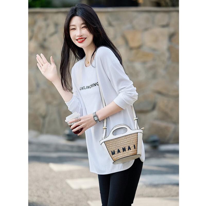 Women's Letter Print Long Sleeve T-Shirt