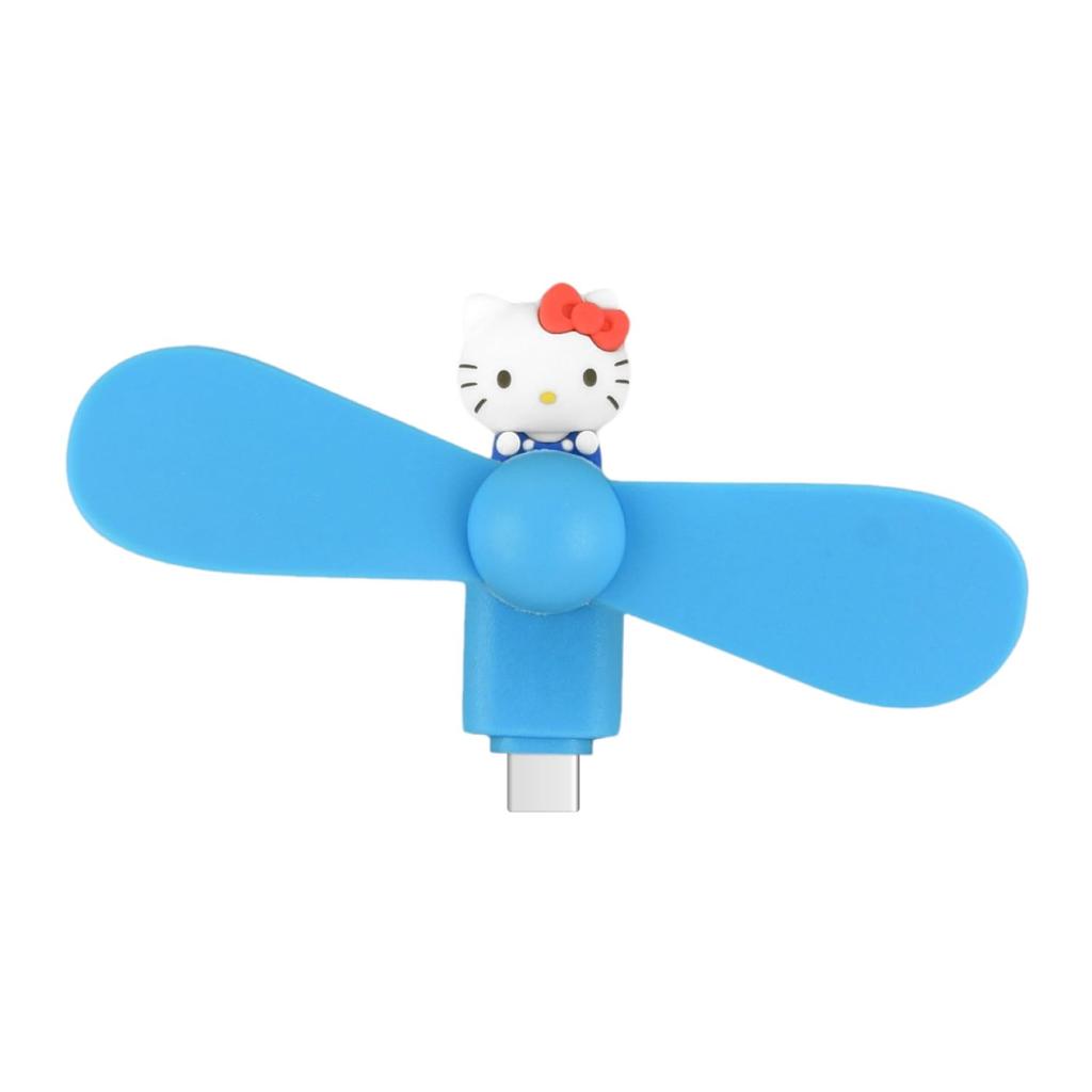 Gourmandies Sanrio Characters Mini Cooling Fan with Connector Hello Kitty (USB Type-C) SANG-539KT