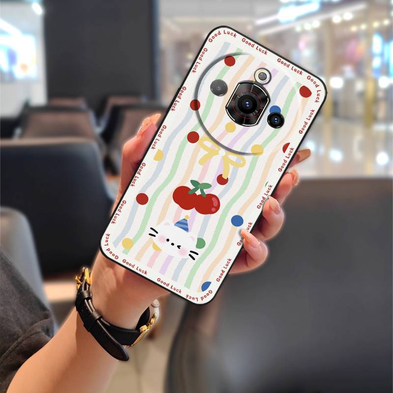 Anti-dust Cute Phone Case For ZTE Nubia Focus Pro 5G Soft Case Cartoon Back Cover Silicone Animals Waterproof Protective