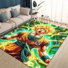 3D Dragon Anime Carpet Rug for Living Room Bedroom Home Sofa Decoration,kids PlayNon-slip Floor Mat Gift