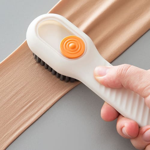 Shoe brush, shoe cleaning brush, press-type laundry brush, shoe cleaning brush for indoor shoes, sneaker brush, clothes brush, detergent holder, won't