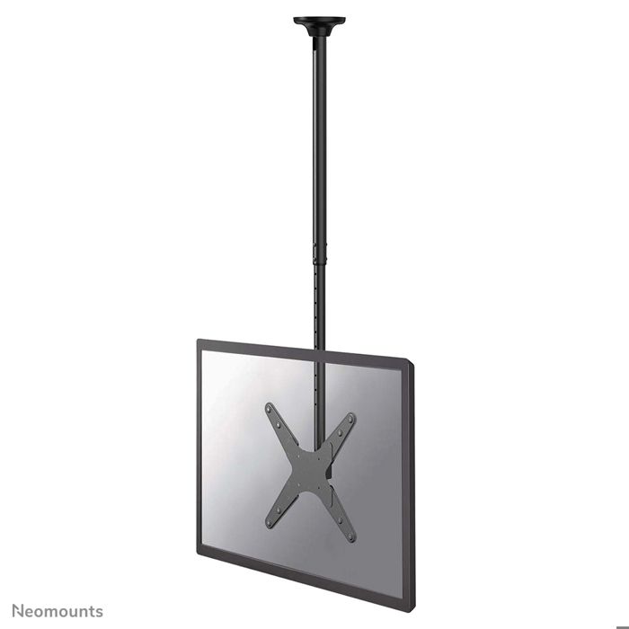 NEWSTAR Fixation au plafond FPMA-C340BLACK pour Ecran Plat - Noir - 1 Display(s) Supported 190,5 cm - 50 kg Max