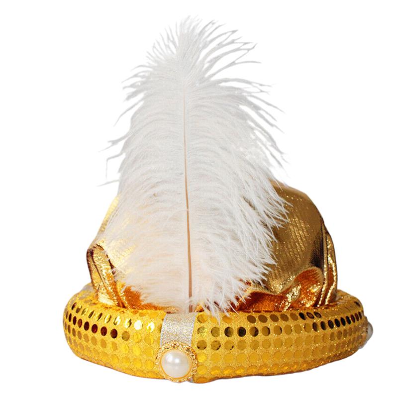 Aladdin Hat Halloween Masquerade Children Party Myth Arab Hats Stage Show Cosplay Costume Props For Holiday Dance Performances