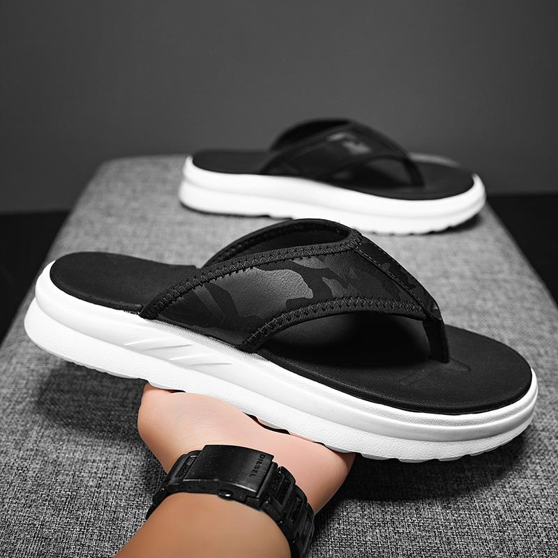 Outdoor Men Flip Flops Sandals Beach Slippers Design Mens Non-slip Comfortable Indoor Slippers Men Casual Shoes