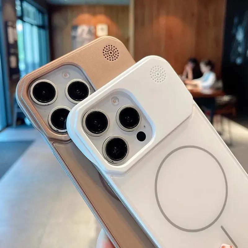 Fragrance AG Frosted Frameless For Magsafe Magnetic Hard Case For iPhone 16 15 14 Plus 13 12 Mini 11 Pro Max Wireless Charging