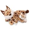 [NICI] WF24 Lynx Parent and Child Lying Cushion 40+20cm