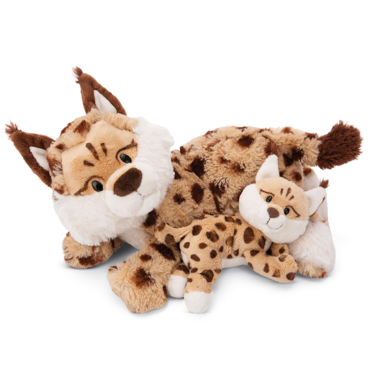 

[NICI] WF24 Рысь Родитель и Детеныш Лежащая Подушка 40+20см