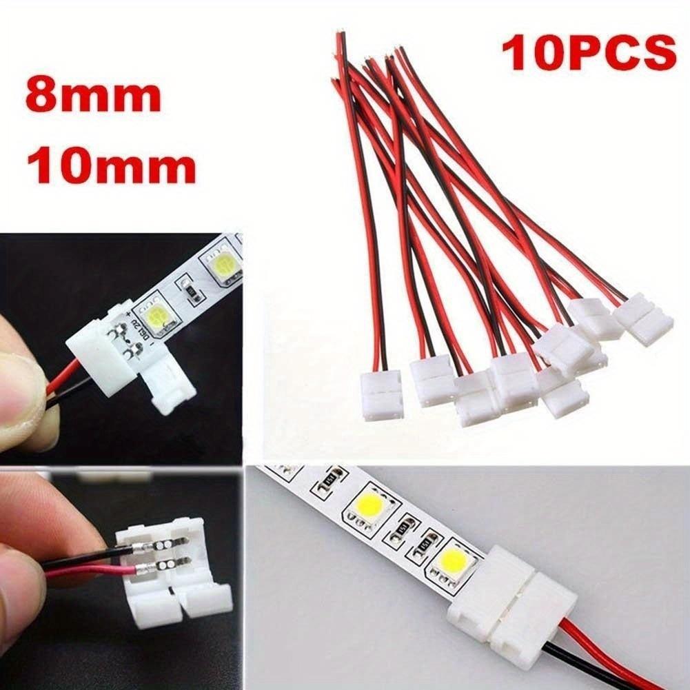 1Pcs Cable 2 Pin LED Strip Connector 3528/5050 Single Color Adapter