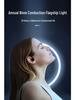 B8 Bone Conduction Waterproof Bluetooth Sports Earphones - Wireless, In-ear, Gift