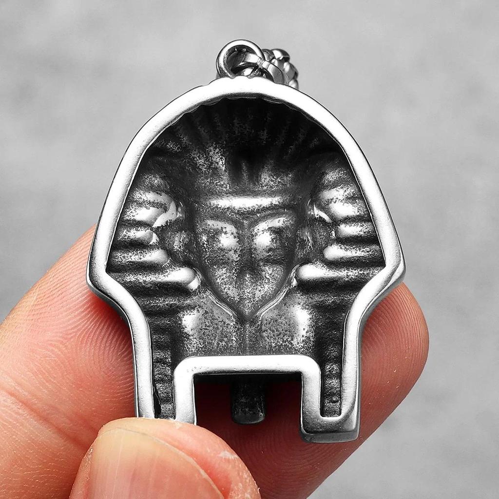 Pharaoh Necklace Ancient Egypt Egyptian Symbol Eternal Life Pendant Amulet Talisman Power Authority Jewelry