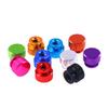1-10Pcs 10 Colors Anodized Aluminum Knurled Thumb Nut M3-M6 High Step Blind Hole Hand Tight Nut For RC Model Frame