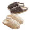 Cotton slippers autumn and winter household plush couple warm non-slip home shoes supermarket