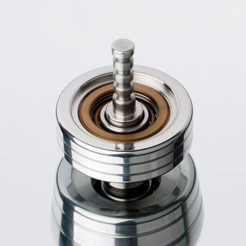 

2 In 1 Gyroscope Spinner Stainless Steel Anti Stress Metal Spinning Top Anxiety Fidget Toys Adults Kids Juguetes Antiestrs