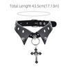 Studded Rivet Choker Gothic Fake Collar Necklace Unique Punk Choker  Streetwear