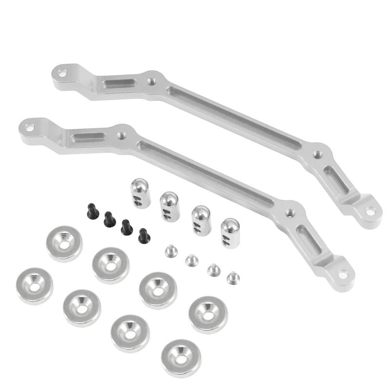 

For Mn128 Mn86 G500 Rc Cars Upgrade Accessories Metal Rc Car Body Post Mounts Set Height Enhancement Magnet срібний