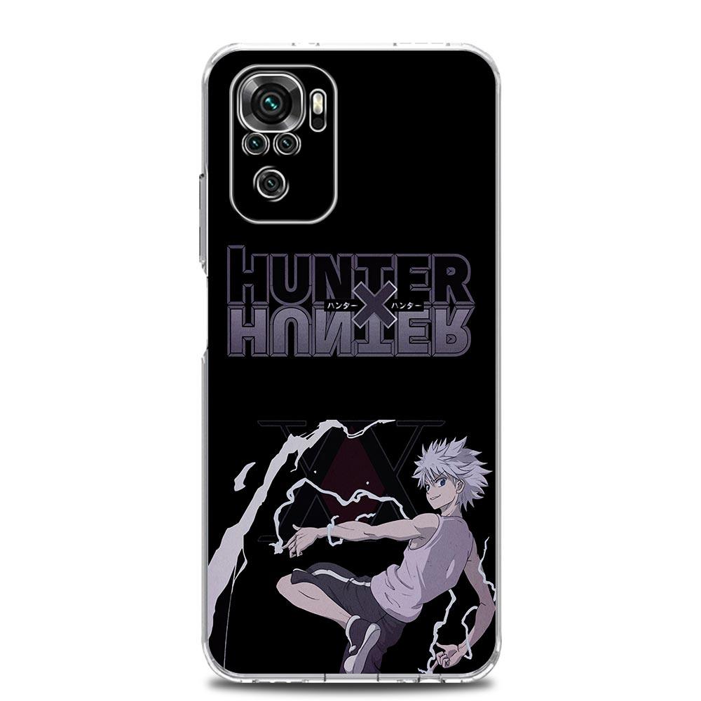 

Чехол для телефона Killua Hunter × Hunter с аниме для Xiaomi Redmi Note 12 11 9S 9 8 10 Pro Plus 7 8T 9C 9A 8A K40, прозрачный игровой чехол Redmi Note 7