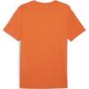 Puma Solid Color Logo Crew Neck Short Sleeve T-Shirt Men Tops Orange 675977-20