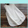 Zanzea Donna Taglie Forti Canotta Basic Senza Maniche Larga Monocolore Per Comfort Stilosa in Estate