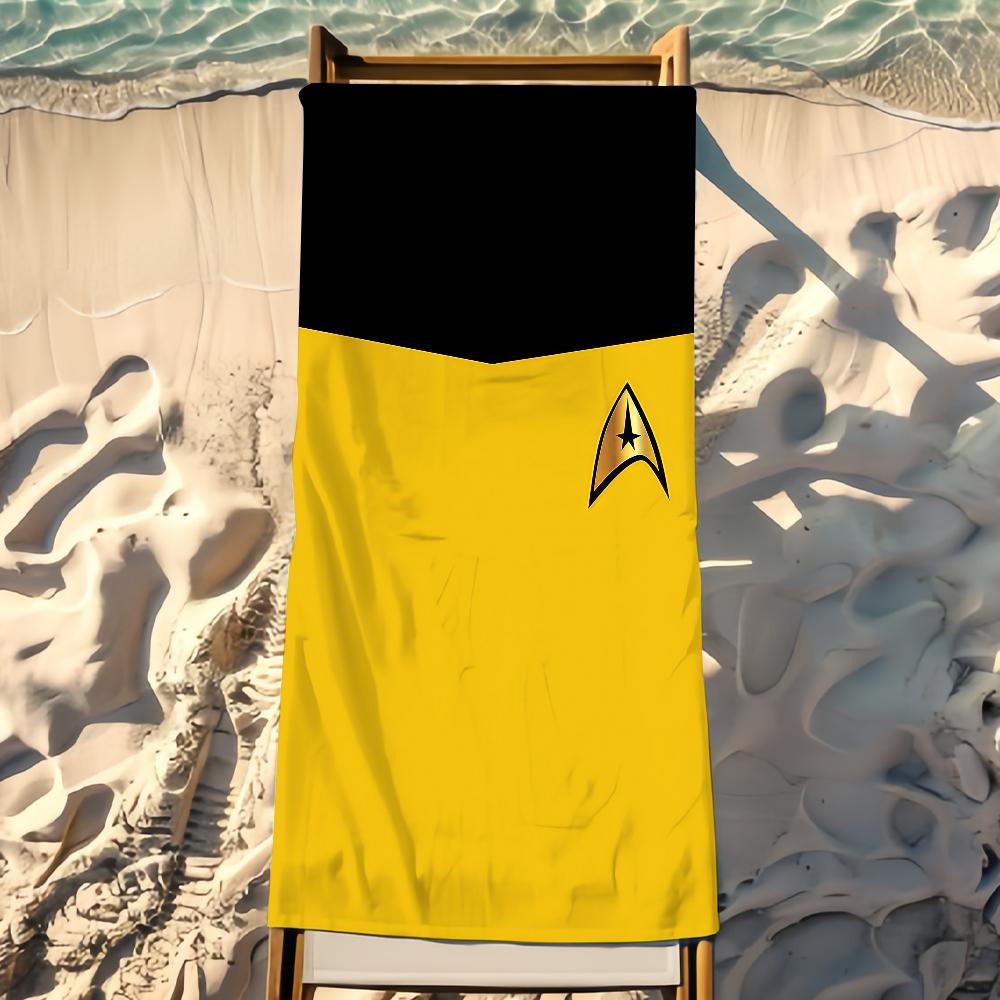 TV S-Star T-Trek Towel Beach Shower Bath Travel Lightweight Skin Friendly for Pool Camping Cruise Summer