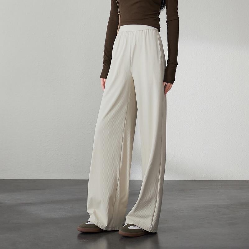 SOFSIL Women's High-Waist Straight Leg Casual Pants
